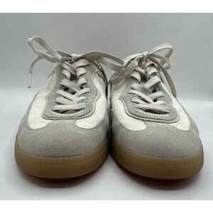 Hoff Park Beige Sneakers Womens Sz 8.5 40 Suede Lace Up Athletic Comfort